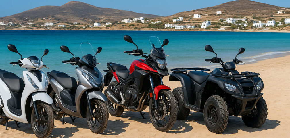 Scooter, Motorcycle & ATV Rentals in Paros
